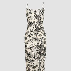 NWT Cider Floral Slit Cami Dress